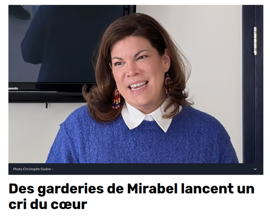 Des garderies de Mirabel lancent un cri du coeur